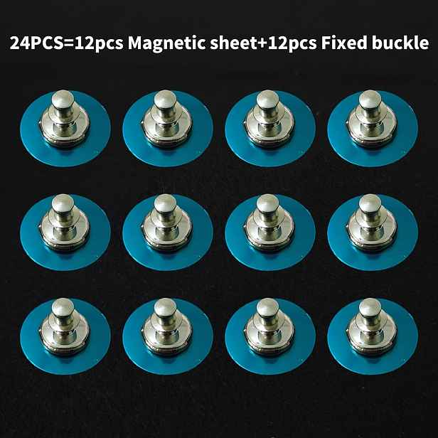 TEMU Magnetické klipy na závěsy, magnetické závaží na závěsy s velkými kolíky, dostupné v sadách po 8/16/24 kusech, navržené k upevnění záclon