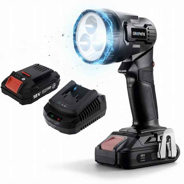 Graphite Lampa Energy+ 18V 58G007 Akumulátor 2AH Napájecí Zdroj Sada