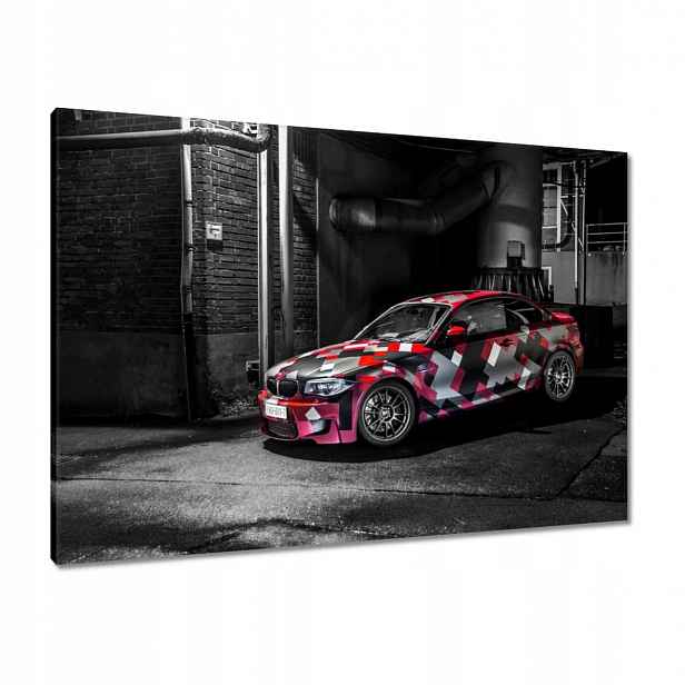 Obrazy 100x70 Červené Bmw