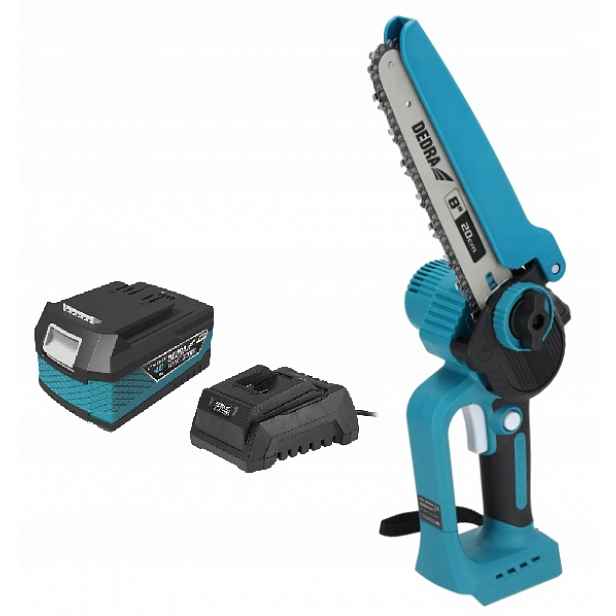 Dedra Mini řetězová pila akumulátor 4AH Set Sas+all DED7181S 18V 8'