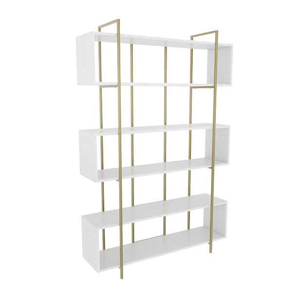 Knihovna Bruti White and Gold