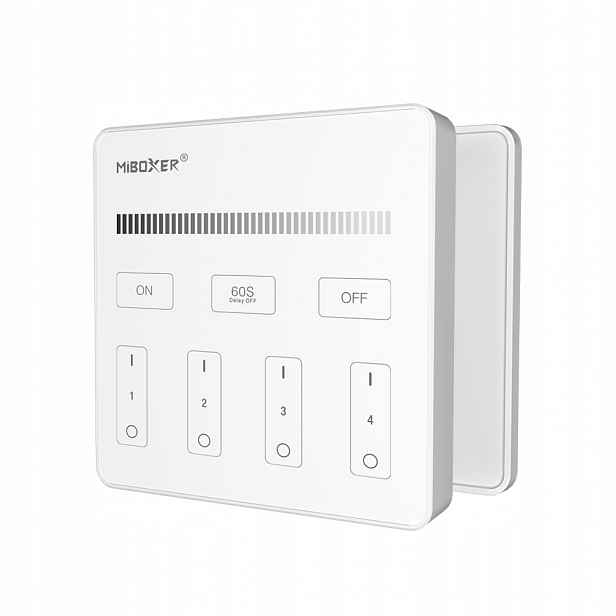 Miboxer Nástěnný panel Rf 2.4G 4 Zóna Mono B1 Zónový Pro MI-Light
