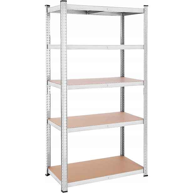 Prostorný vysoký regál pro skladování 200 cm