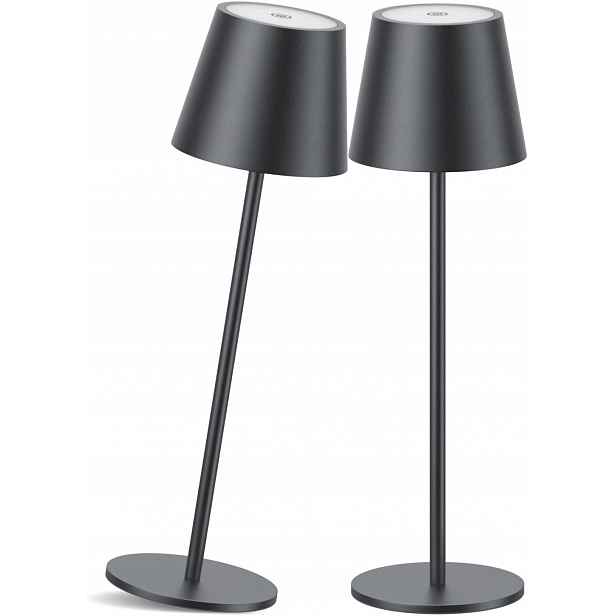Bezdrátová stolní Led lampa, 2 kusy, 4400 mAh s panelem, noční lampa