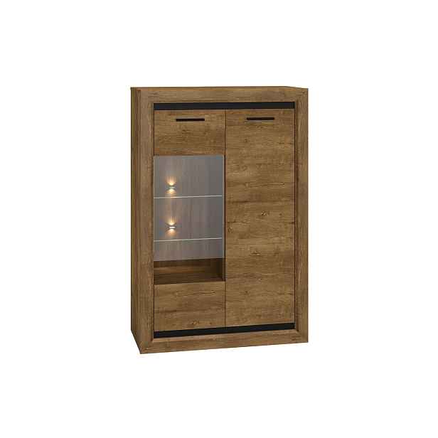ArtMLM Vitrína BALCA 2601 s LED osvětlením