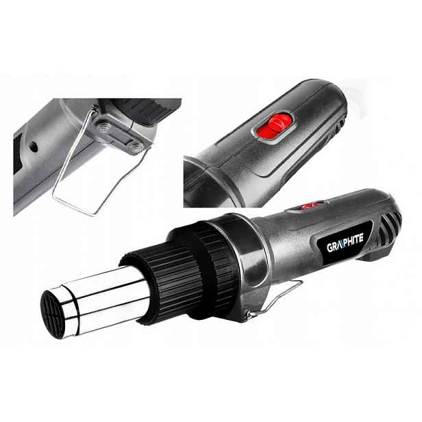 Graphite Horkovzdušná Pistole 2000 W, přímá rukojeť 59G523