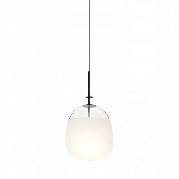 Moderní skleněná závěsná lampa E27 minimalistická loftová