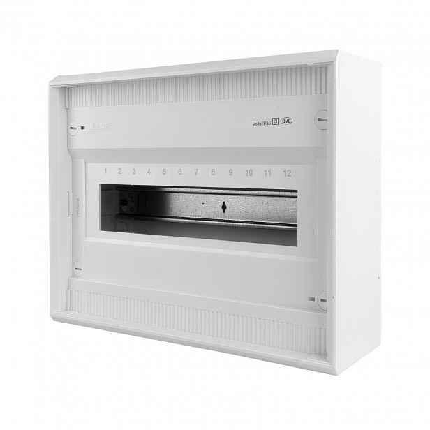 Rozvaděč na omítku 12 modulový elektrický box bílý Hager Volta