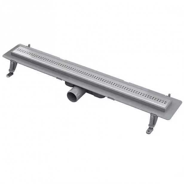 Sprchový žlab liniový Cubik Abs+Inox 900