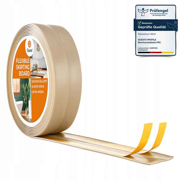 Ukončovací lišta samolepicí Pvc béžová 25x25mm 25m