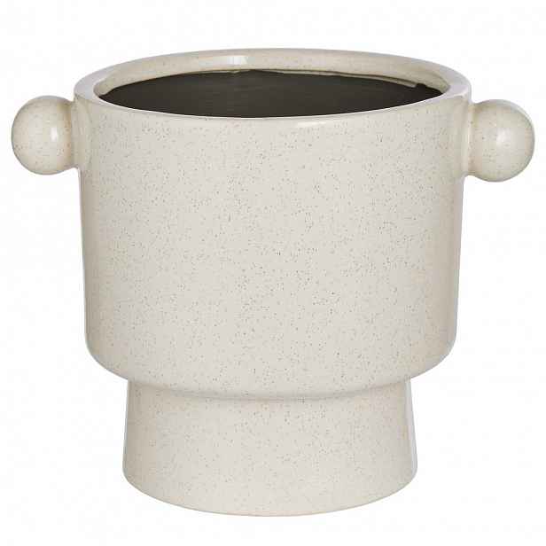HANDLE Květináč 15 cm - béžová