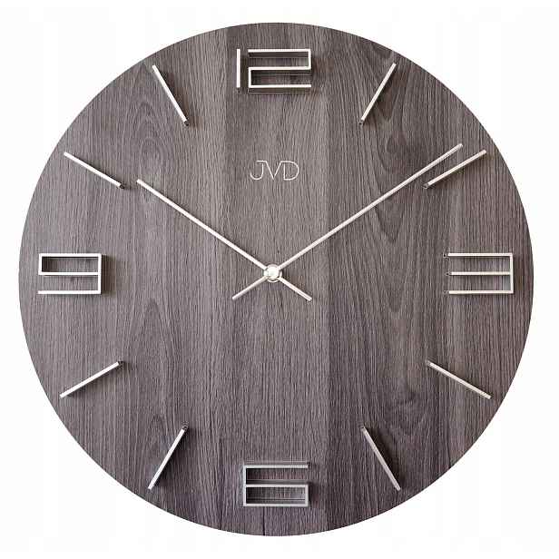Elegantní Dřevěné Nástěnné Hodiny Jvd HC27.4 40 cm