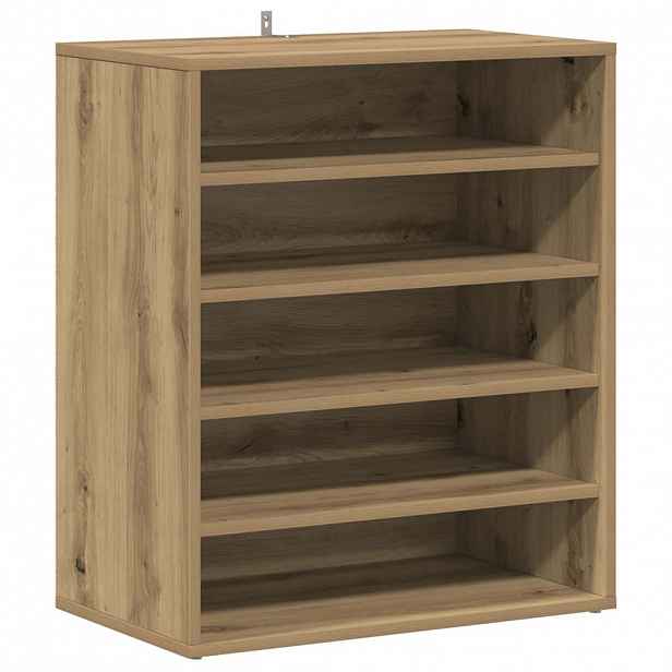 vidaXL Skříň na obuv 60 x 35 x 70 cm Dub artisan 5 polic