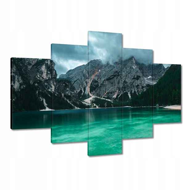 Hodiny 150x105 Horské jezero Krajina
