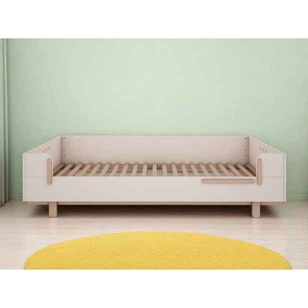 Jednolůžková postel BASIC do dětského pokoje 90x200 cm Zvolte barvu: Bílá