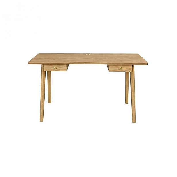 Psací stůl s přírodní deskou Woodman Nice