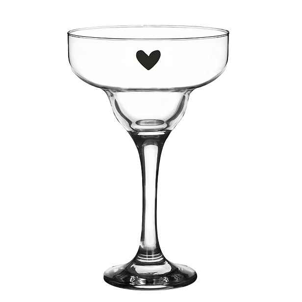 Sklenice na Martini se srdíčkem Heart - Ø 7*17 cm / 200 ml Clayre & Eef