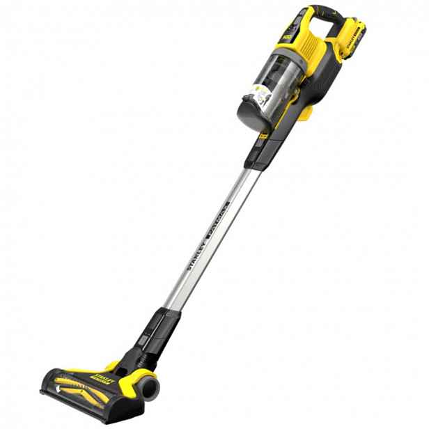 Stanley - 18V AKU tyčový vysavač, 1x aku 2,0 Ah Li-ion, nabíječka SFMCVS001D1-QW