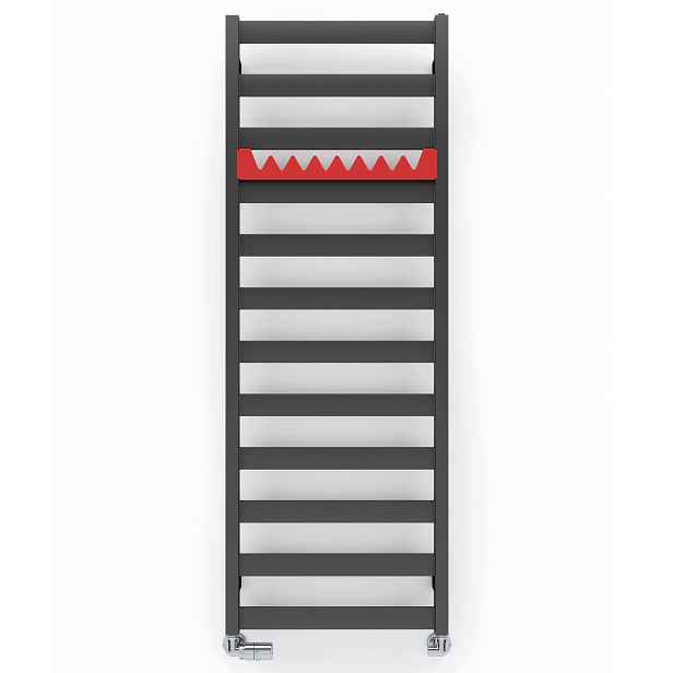 Elegantní dekorativní radiátor Vivo 910x500 černý