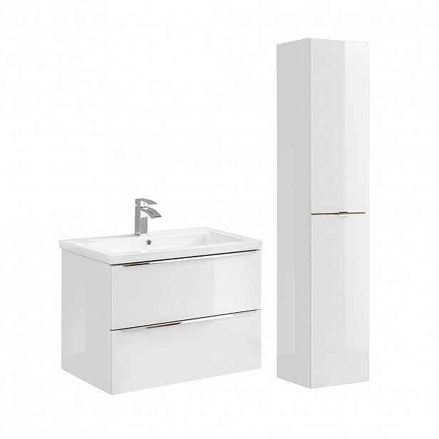 Petits-meubles KOUPELNOVÝ NÁBYTEK 80cm duben 2er-Set Bílá