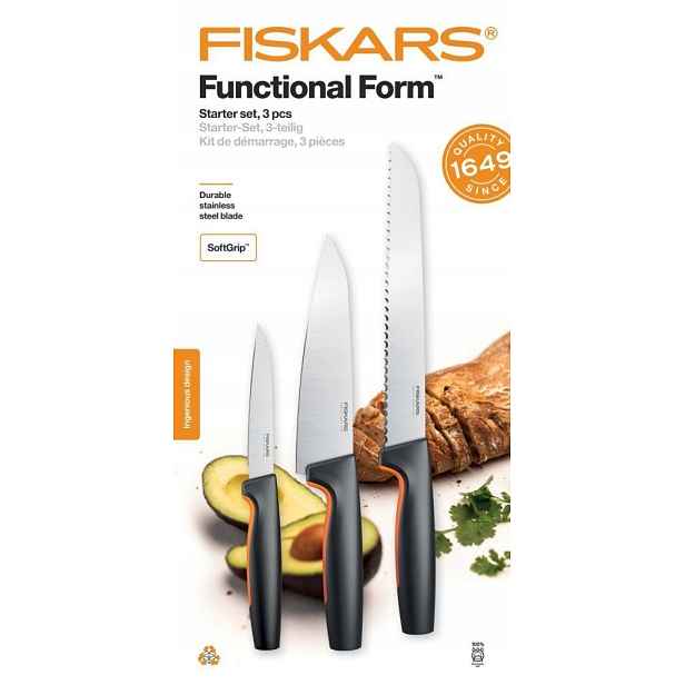 Set 3 nože Fiskars
