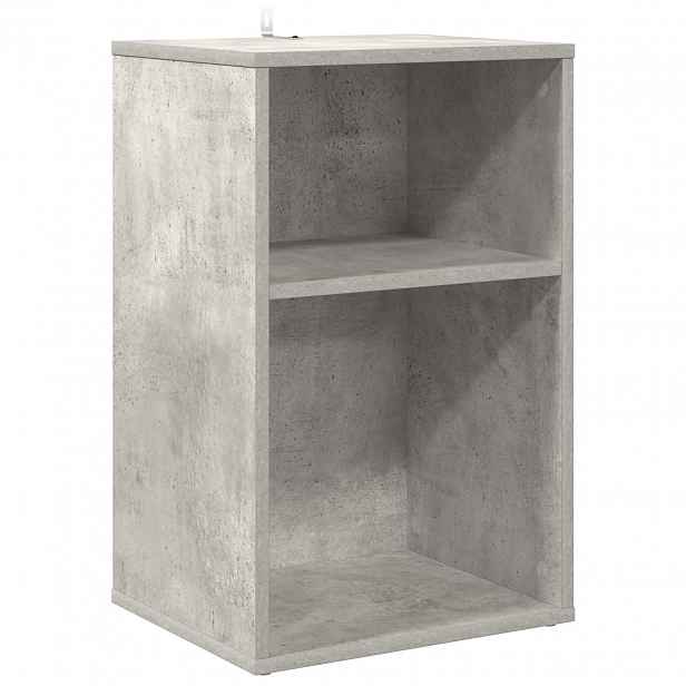 vidaXL Skříň na gramofonové desky Betonově šedá 38 x 33 x 61 cm