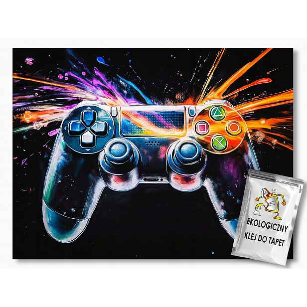Vliesová fototapeta Gaming Gamepad Konzole Barvy 416x290 130g
