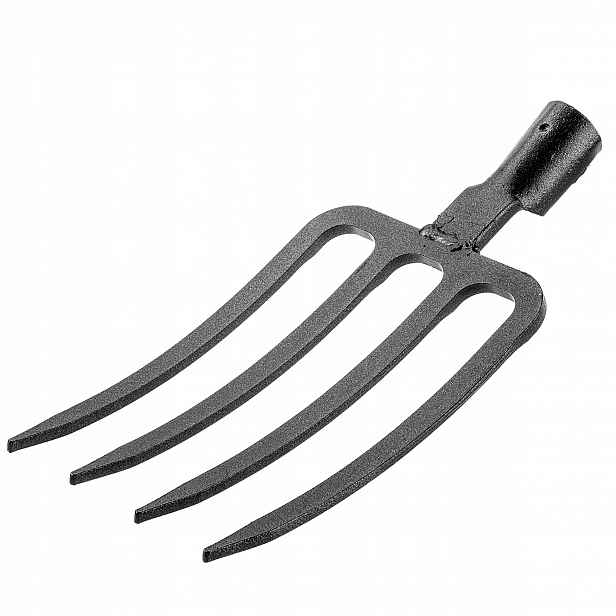 Zahraadní Vidle 4ZUBÉ Kopací Hospodářské Ocelové Bez Rukojeti 38 Cm