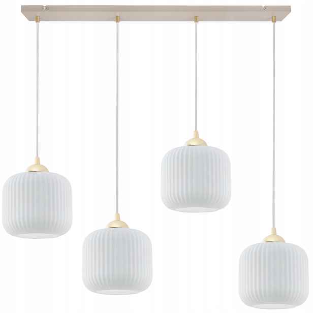 Závěsná Stropní Lampa Kašmírová Béžová Do Jídelny Kuchyně Obývacího Pokoje