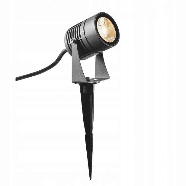 Led zahradní zapichovací reflektor antracit 3000K 1002201 Spike Slv
