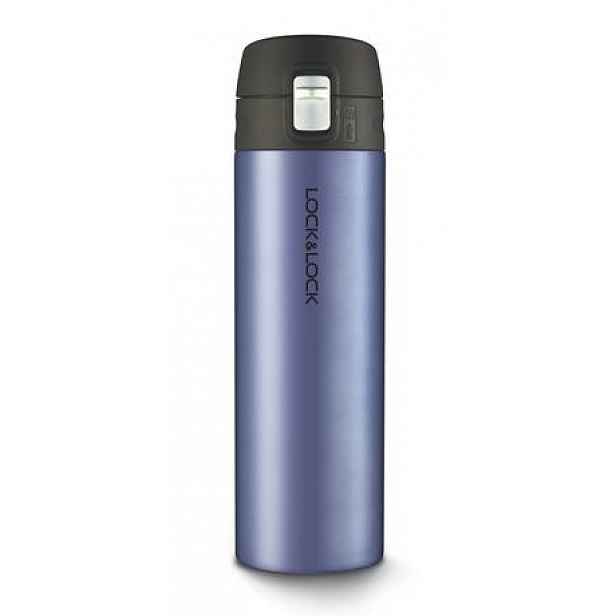 LOCKNLOCK Nerezová termoska LOCK One touch 500ml safírově zlatá