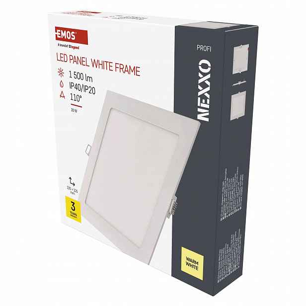 Emos Nexxo Led podhledové svítidlo 18 W, 3000 K, bílé