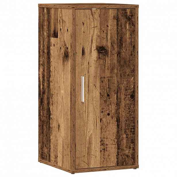 vidaXL Botník old wood 32 x 35 x 70 cm kompozitní dřevo