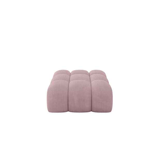 ALTDECOR TABURET OLEA-PUF 91x87x44 cm Růžová Manšestr