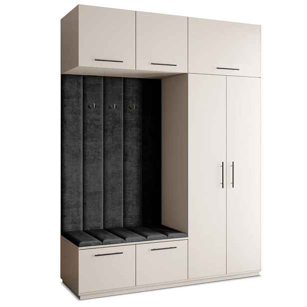 MASSENO MODERNÍ PŘEDSÍŇOVÁ SKŘÍŇ REMA, 180/240/60 cm, kašmírová