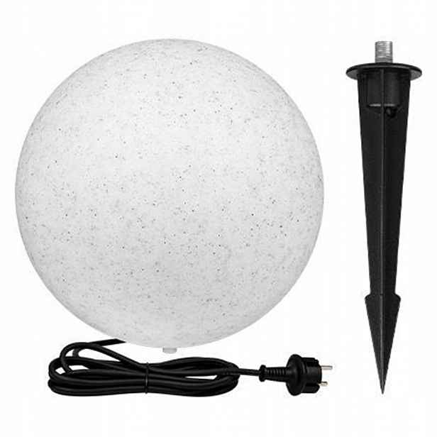 Zahradní lampa Kamenná Koule 35CM Nadzemní pro Led E27 Venkovní IP44