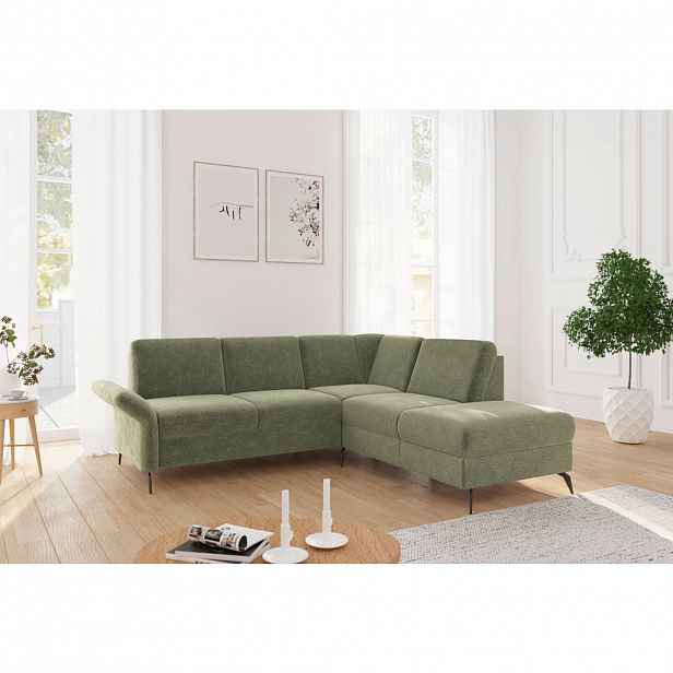 Sit & More ROHOVÁ SEDAČKA, textil, světle zelená
