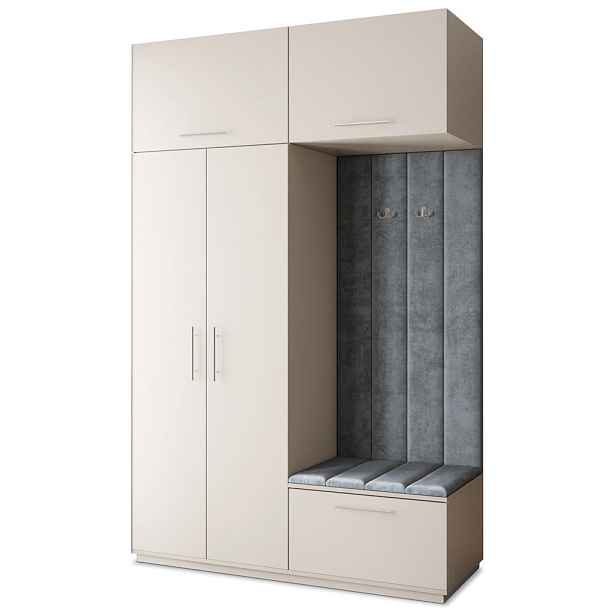 MASSENO MODERNÍ PŘEDSÍŇOVÁ SESTAVA REMA, 150/240/60 cm, kašmírová