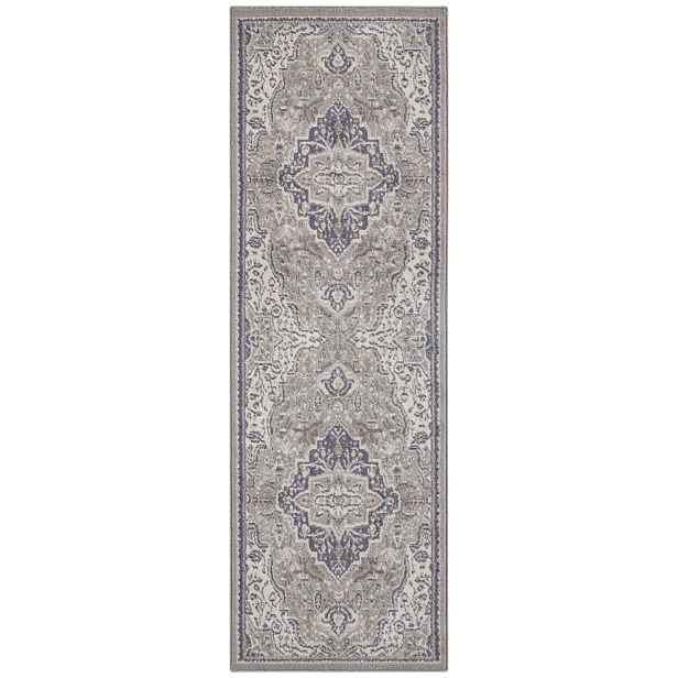 Běhoun Terrain 105604 Orken Grey Cream, 80x200, šedá, ložnice, Hanse Home