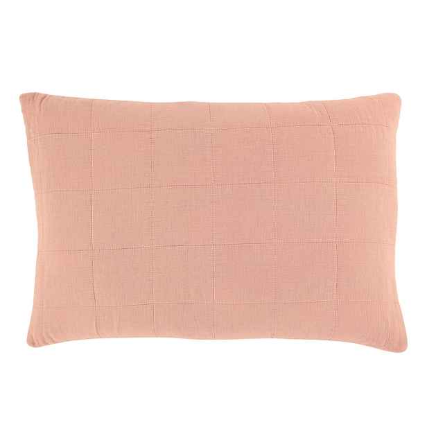 Korálový povlak na polštář s opraným vzhledem Aix Vintage – 60*40 cm Chic Antique