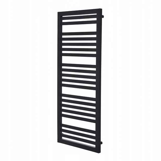Koupelnový Radiátor Žebřík Černý 50 cm Rigo 130x50 Polský Výrobce