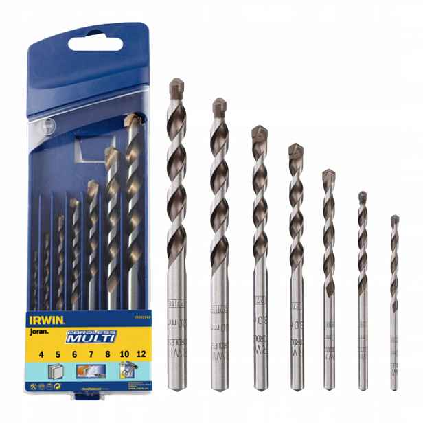 Sada univerzálních vrtáků Irwin Cordless Multi 7 ks pro mnoho materiálů