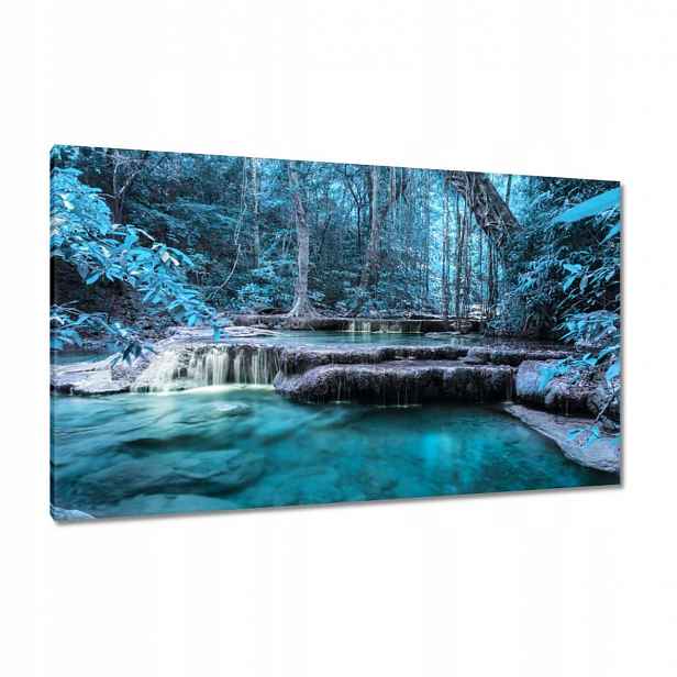 Obrazy 120x70 Erawan Modrý vodopád
