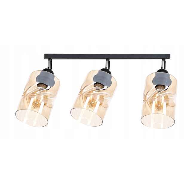 Lustr stropní svítidlo stropní svítidlo Loft 3 stropní lampy loft skleněné stínidlo