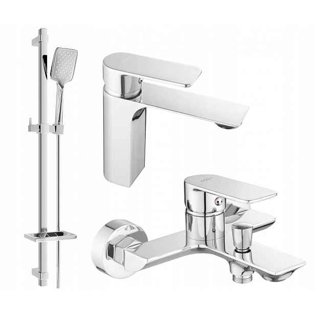 Mexen Alexa DQ62 vanová souprava, chromová finish elegantní design
