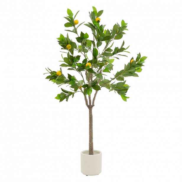 ML-DESIGN UMĚLÁ ROSTLINA Citroník 160 cm z plastu