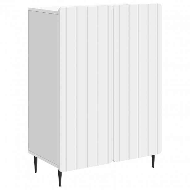 vidaXL Servírovací skříň Bílá 66 x 34,5 x 92 cm Kompozitní dřevo