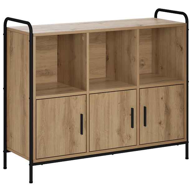 vidaXL Servírovací skříň Dub artisan 97 x 33 x 81 cm Kompozitní dřevo