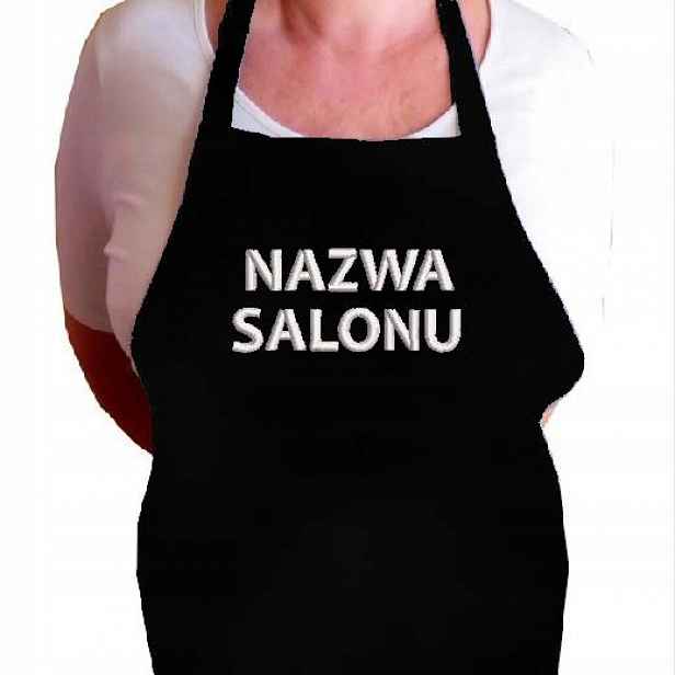 Dámská kosmetická zástěra s názvem kosmetického salonu beauty Bavlna