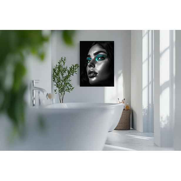 Plakát Portrét Žena Umělecký Makeup Modern 100x75